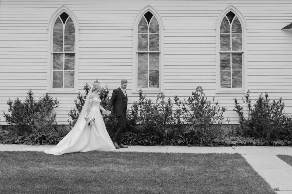 bride and groom on wedding day by Savvy Shoots Photography