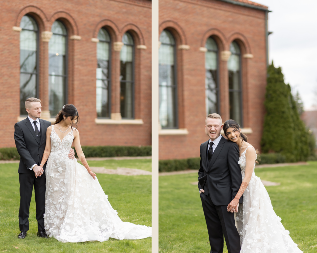 Bride and groom at Saint John's Resort Weddings